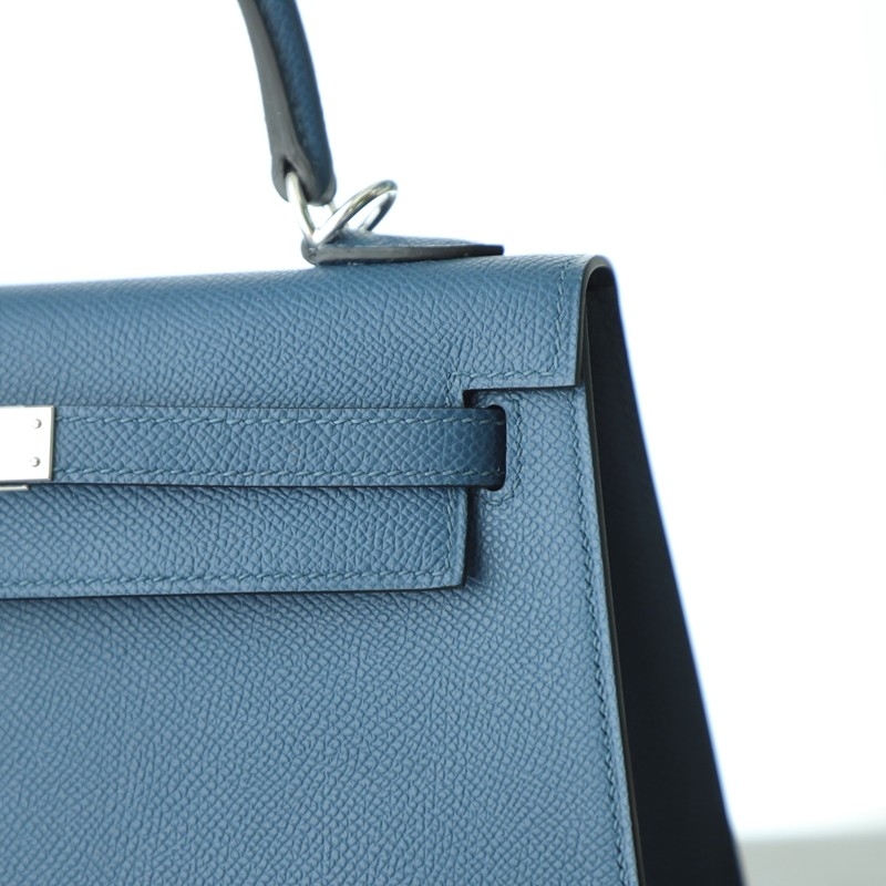 S4 Deep Blue Epsom kelly 25 with PHW