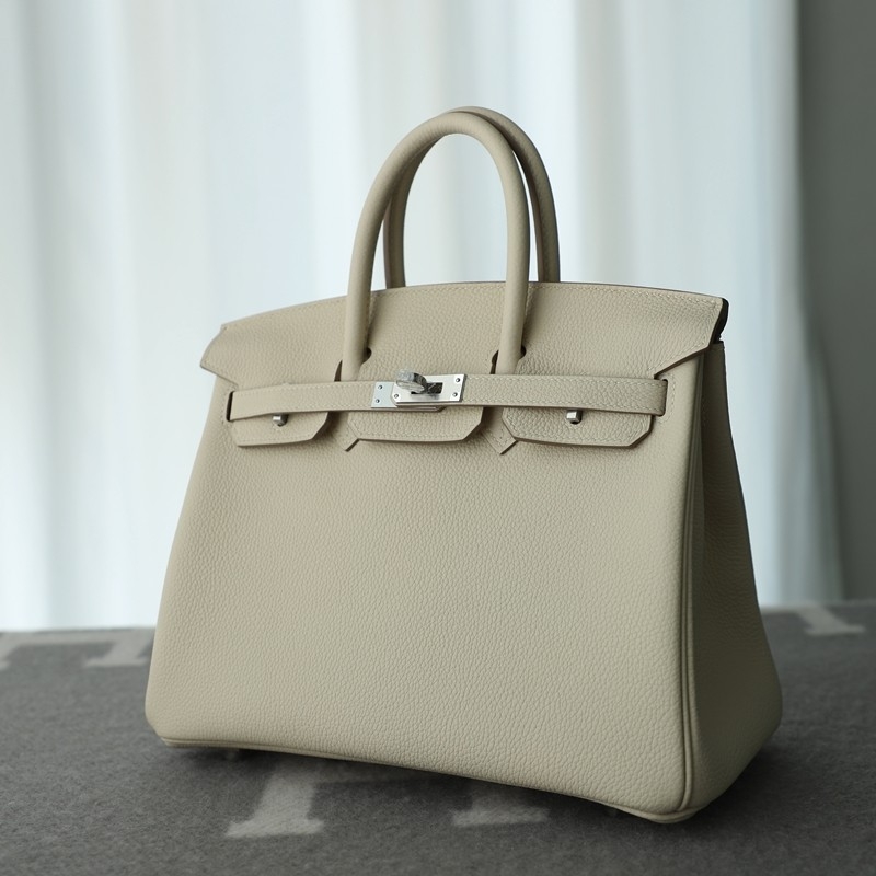  C10 Craie togo birkin 25 with PHW