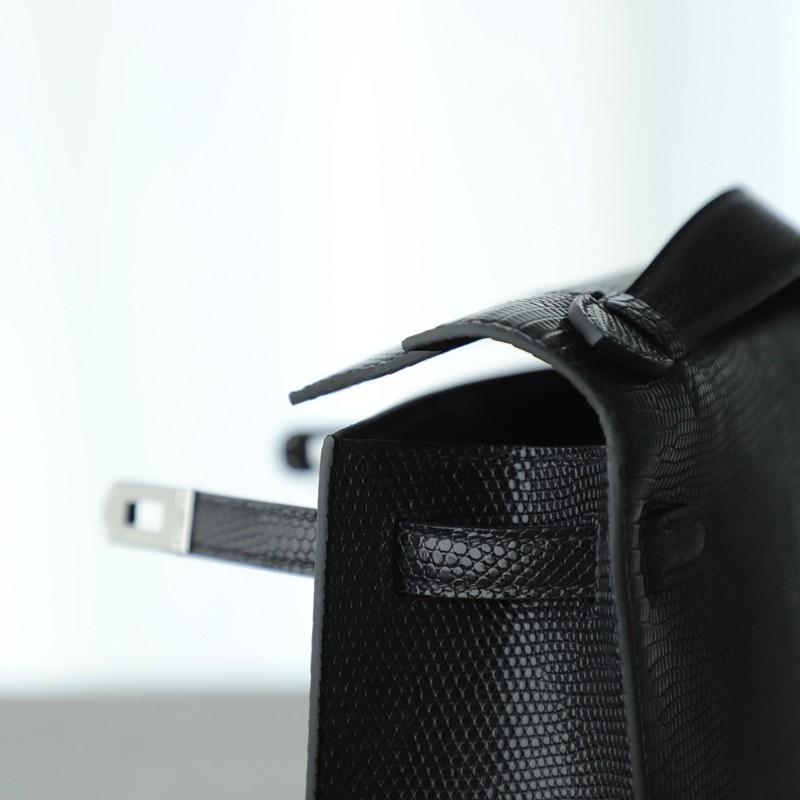 CK89 Nior Lizard Kelly Pochette With Phw
