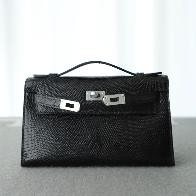 CK89 Nior Lizard Kelly Pochette With Phw