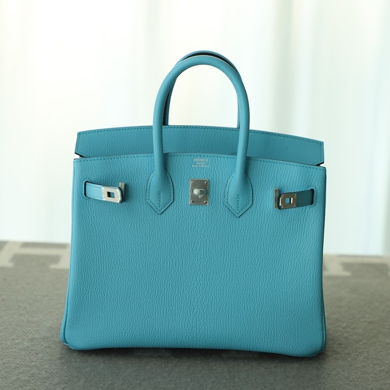 7N blue celeste cherve birkin 25 with phw