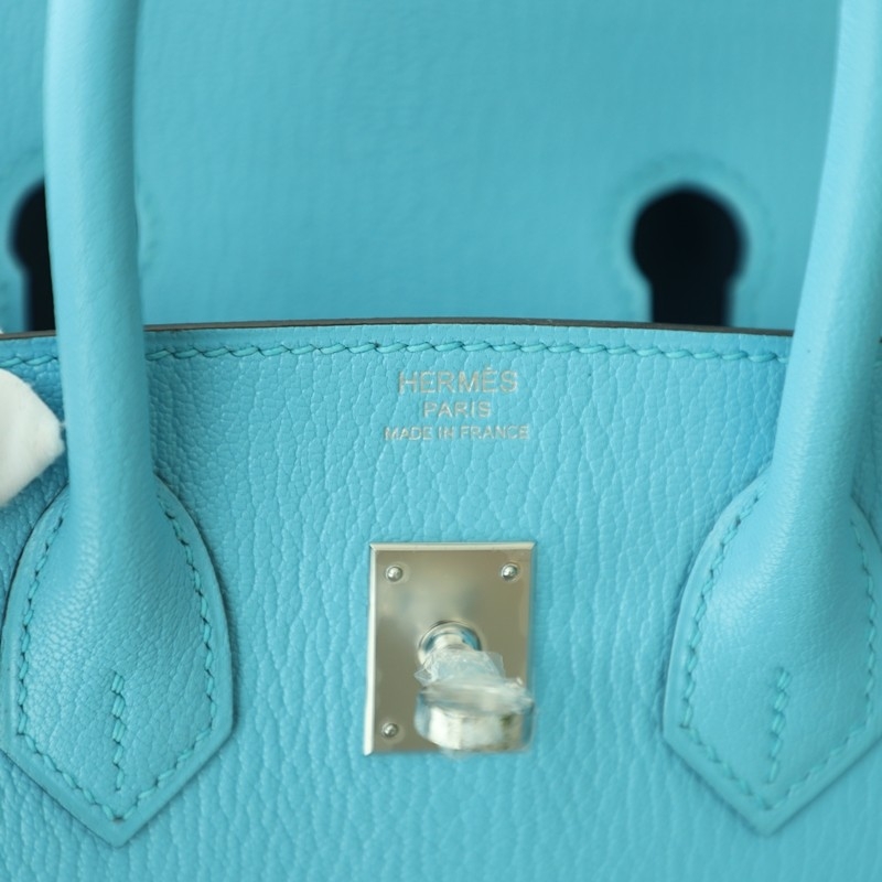 7N blue celeste cherve birkin 25 with phw