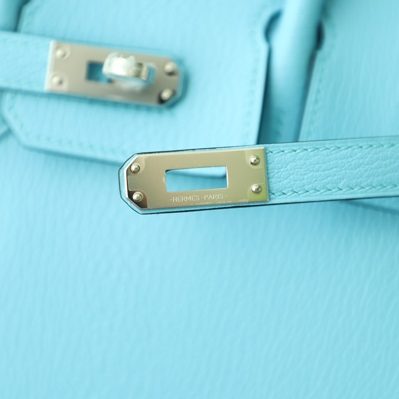 7N blue celeste cherve birkin 25 with phw