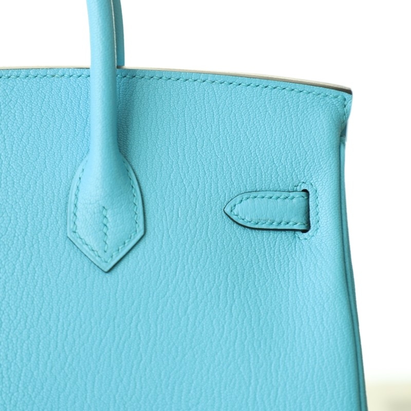 7N blue celeste cherve birkin 25 with phw