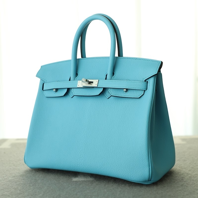 7N blue celeste cherve birkin 25 with phw