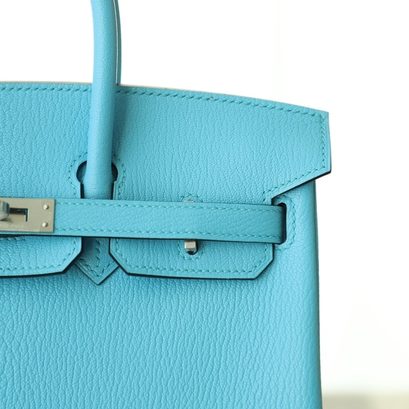 7N blue celeste cherve birkin 25 with phw
