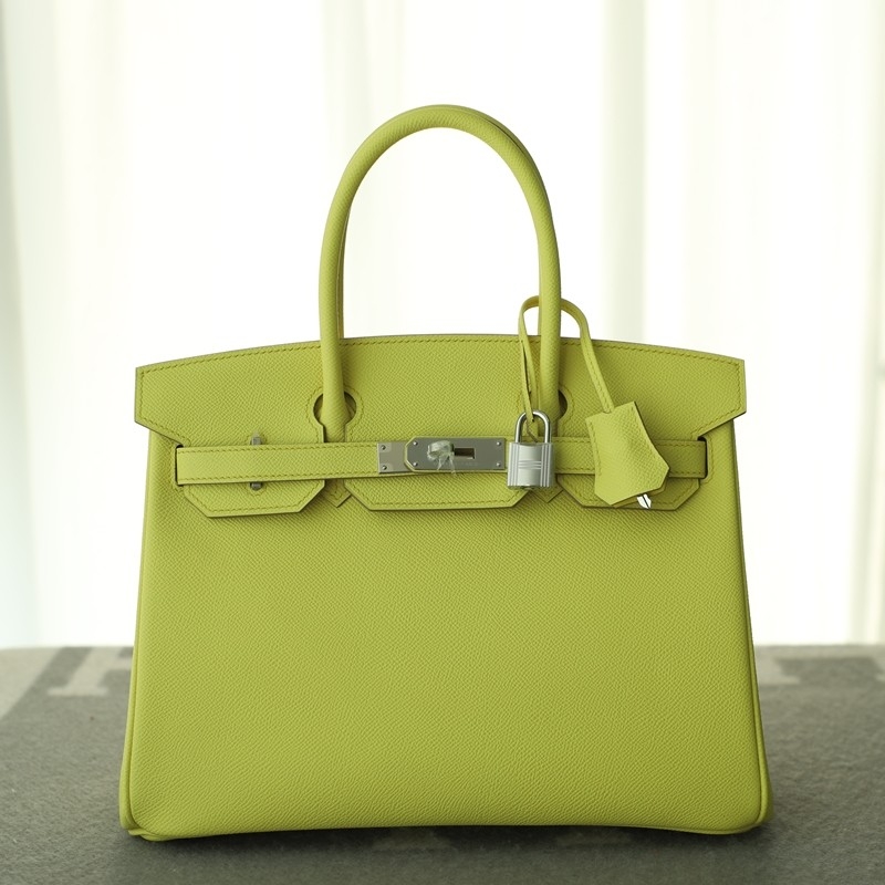 9R lime Birkin 30 Epsom with phw