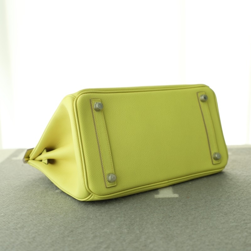 9R lime Birkin 30 Epsom with phw