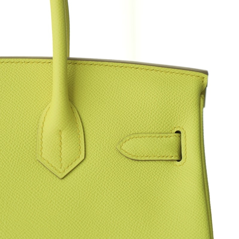 9R lime Birkin 30 Epsom with phw