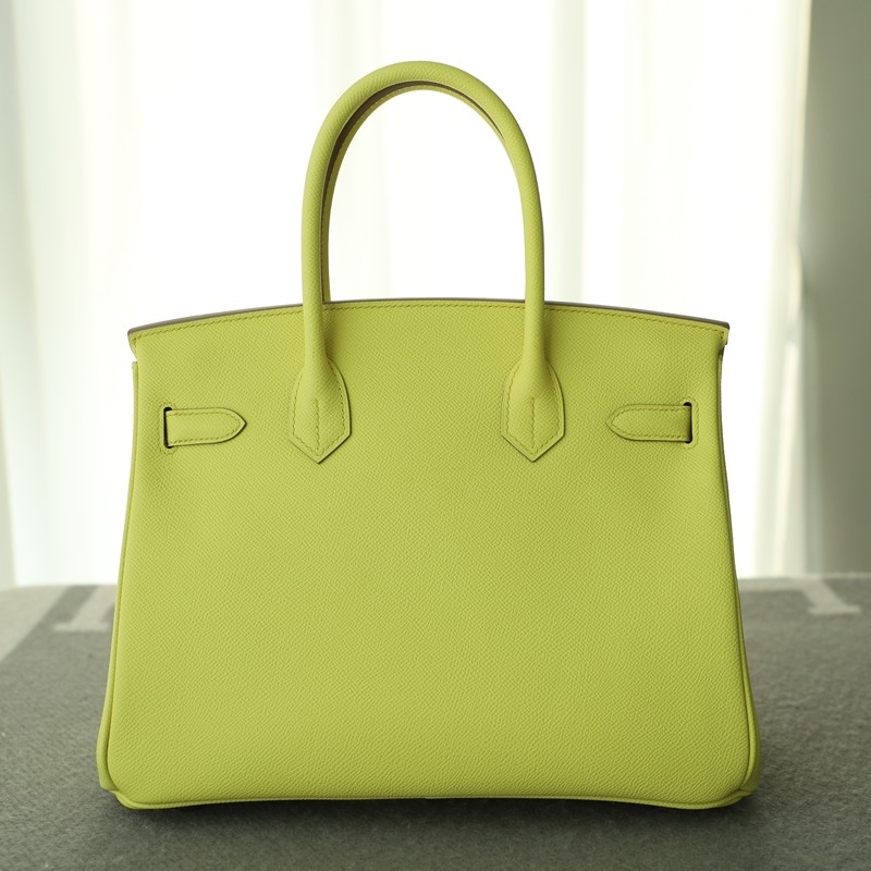 9R lime Birkin 30 Epsom with phw