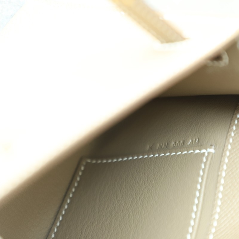  ck18 etoupe epsom kelly pochette with ghw