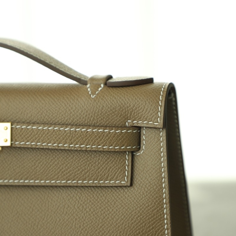  ck18 etoupe epsom kelly pochette with ghw