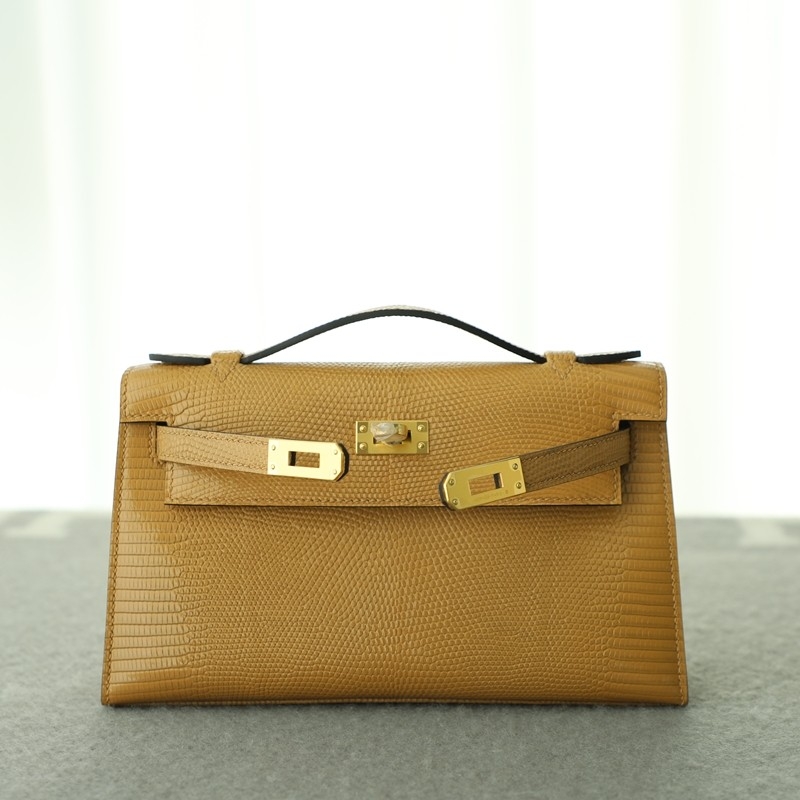 0M Chai lizard kelly pochette with ghw