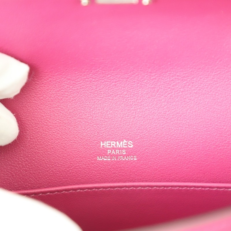  L3 rose pourple swift kelly pochette with phw