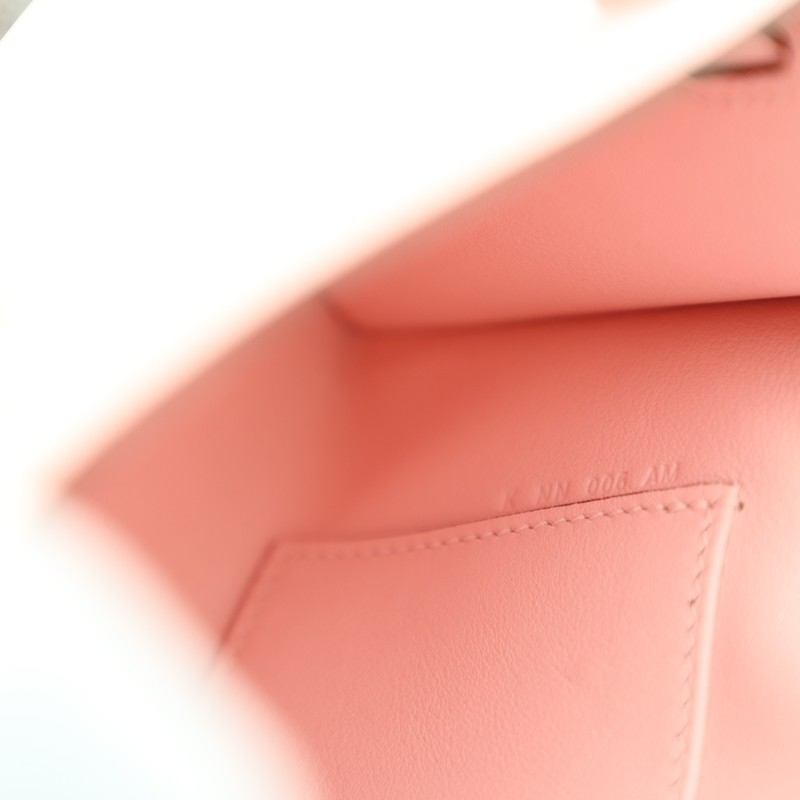 3Q Rose Sakura swift kelly pochette with phw