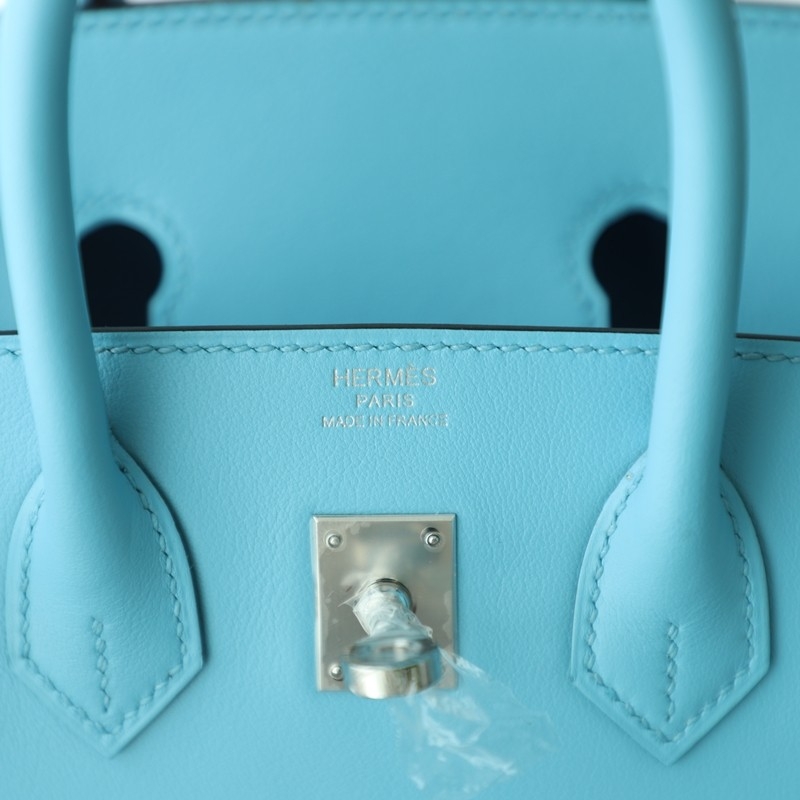 7N blue celeste swift birkin 25 with phw