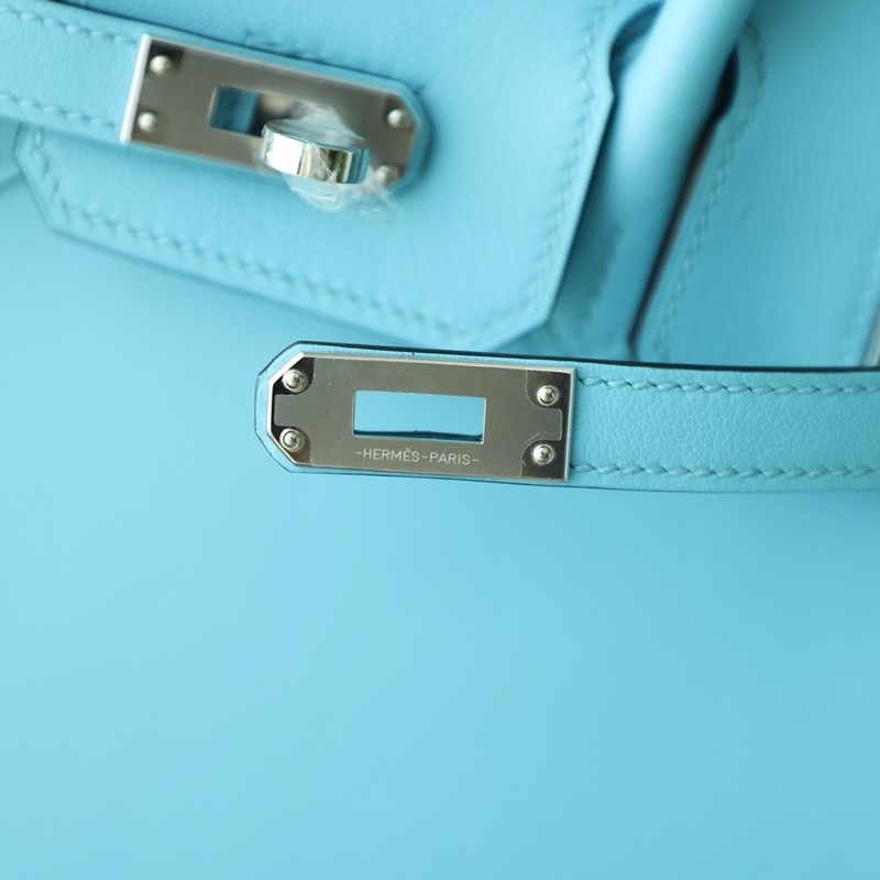 7N blue celeste swift birkin 25 with phw