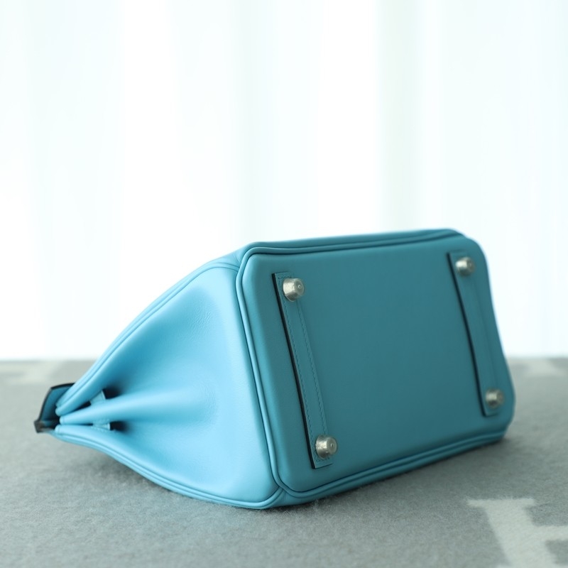 7N blue celeste swift birkin 25 with phw