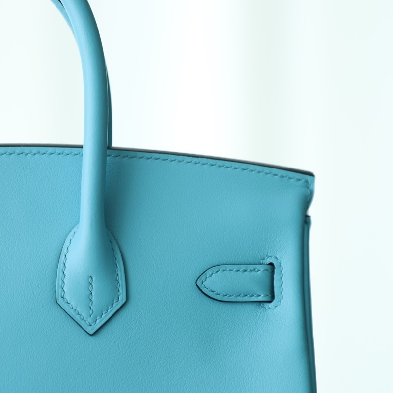 7N blue celeste swift birkin 25 with phw