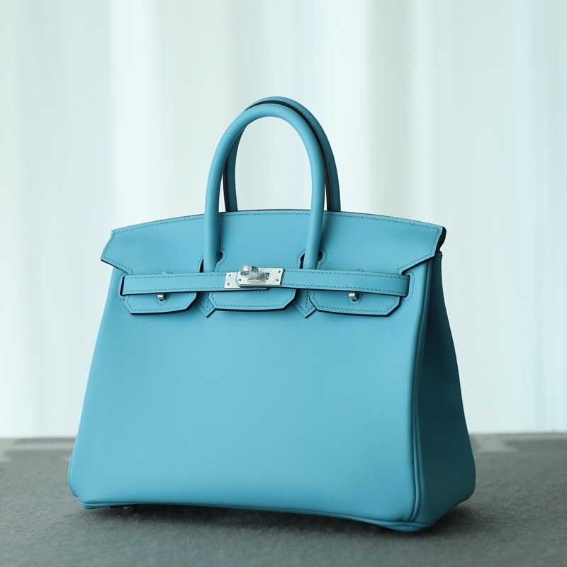 7N blue celeste swift birkin 25 with phw