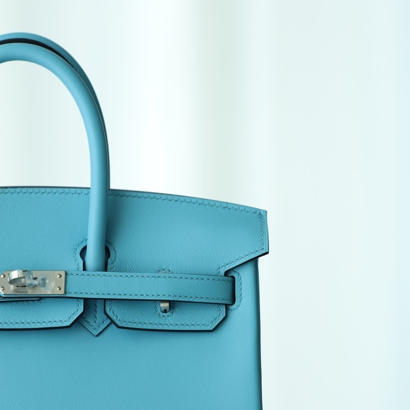 7N blue celeste swift birkin 25 with phw