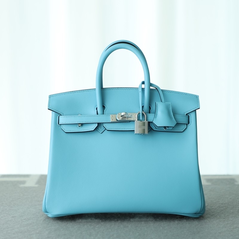 7N blue celeste swift birkin 25 with phw