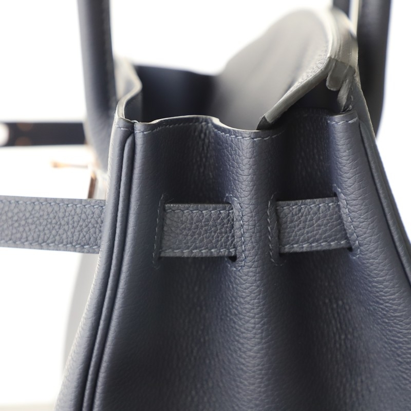 2Z blue nuit Togo birkin 30 with Rose GHW