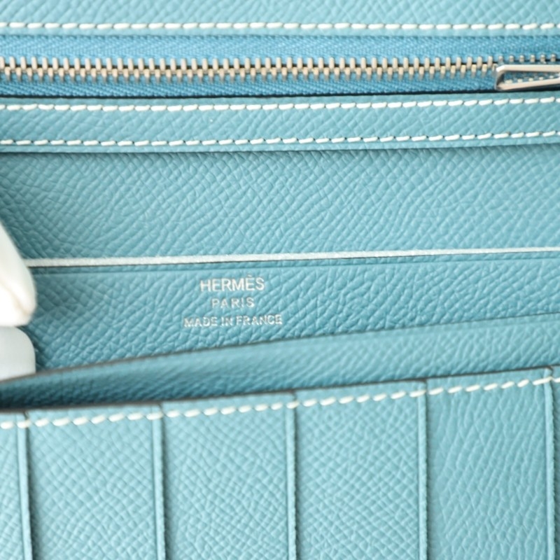 75 BIeu Jean Epsom Bearn Wallet PHW
