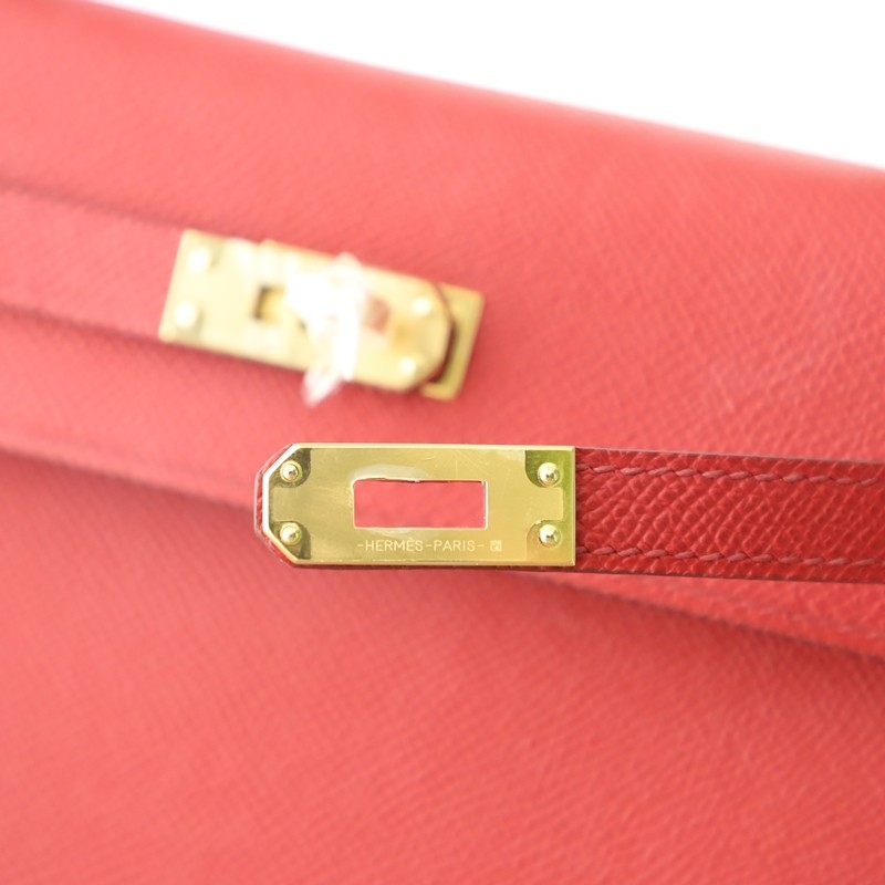 Q5 rouge casaque Epsom kelly 25 sellier with ghw