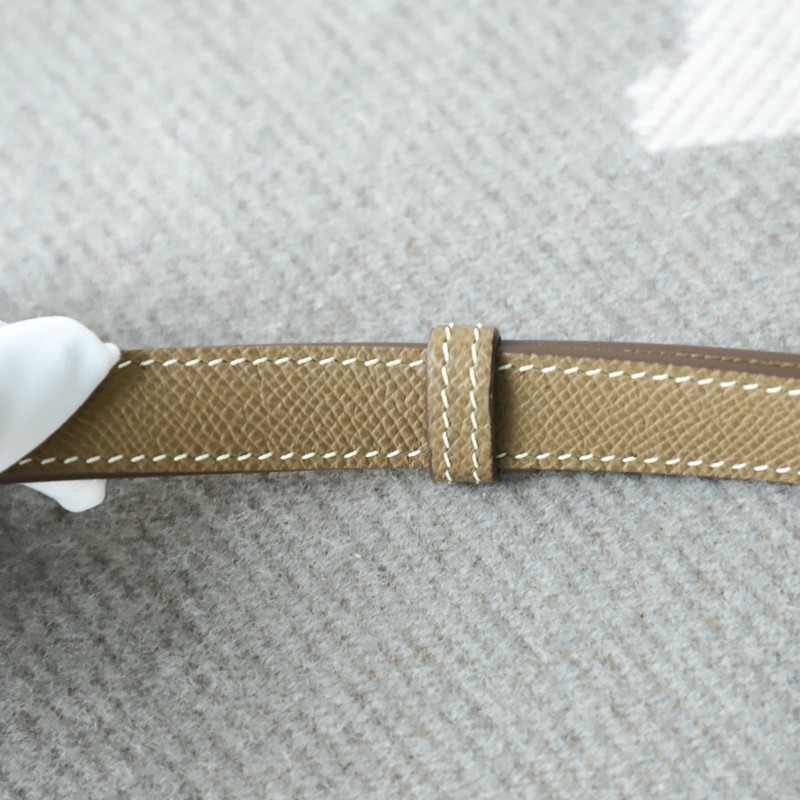 CK18 etoupe epsom kelly belt ghw