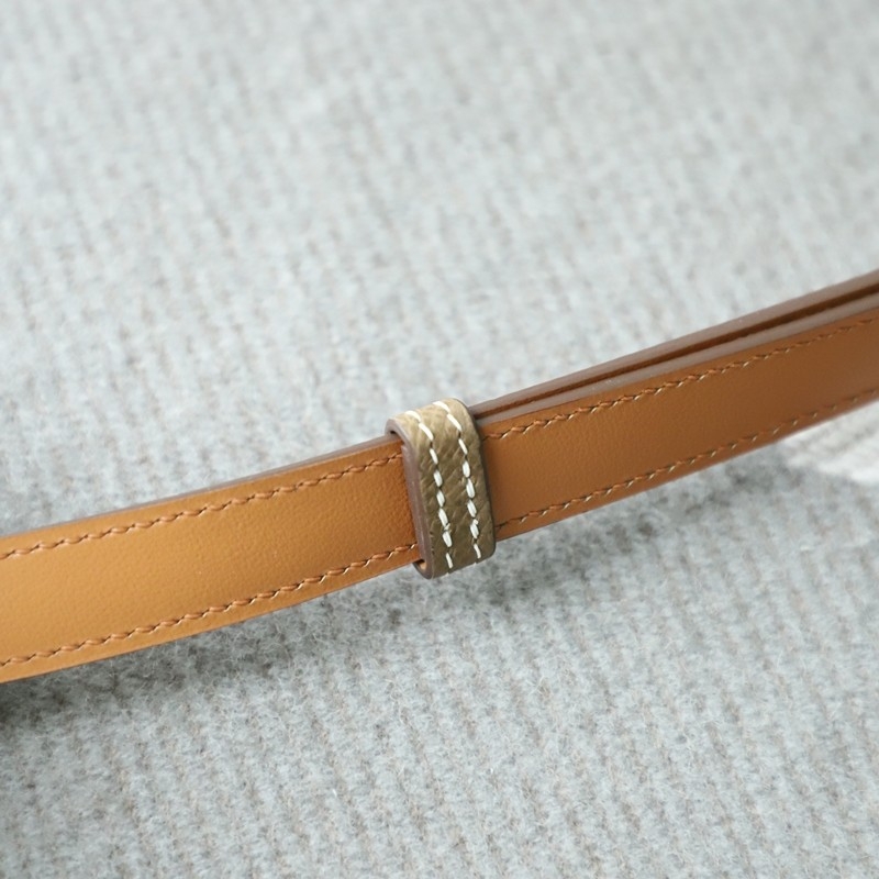 CK18 etoupe epsom kelly belt ghw