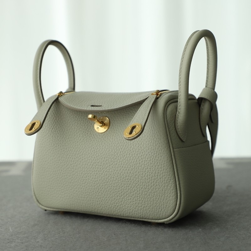 c80 gris pearl  clemence lindy mini with ghw