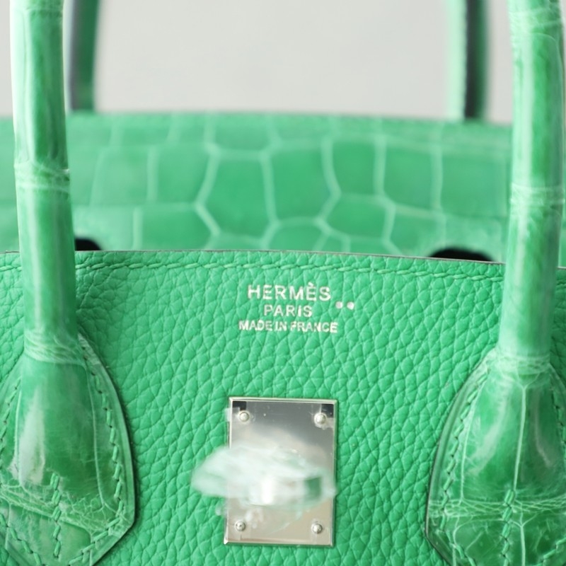 1K Bombou togo & nilo crocodile birkin 25 touch with PHW