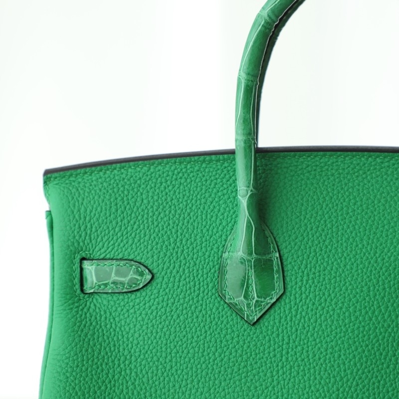 1K Bombou togo & nilo crocodile birkin 25 touch with PHW