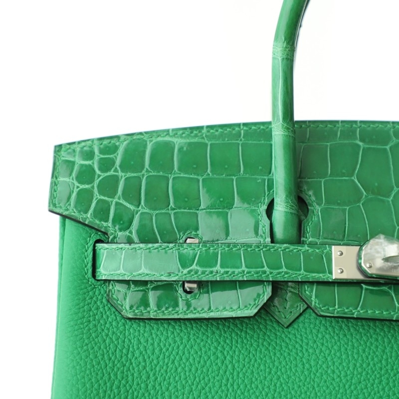1K Bombou togo & nilo crocodile birkin 25 touch with PHW