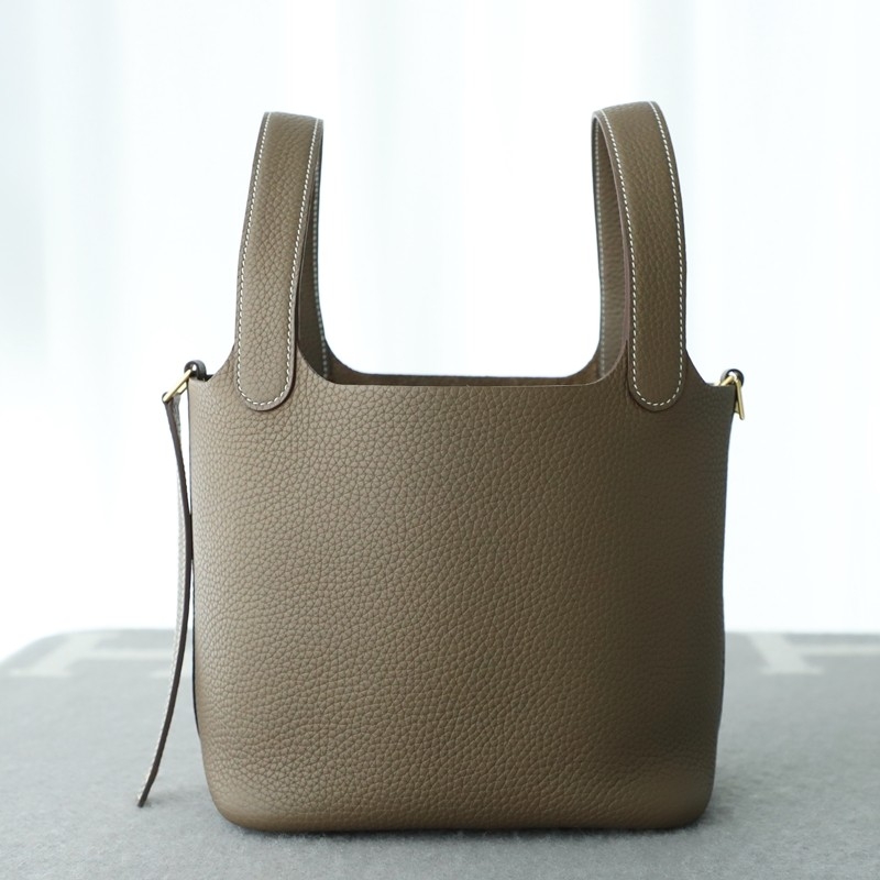  CK18 etoupe clemence picotin 18cm with ghw