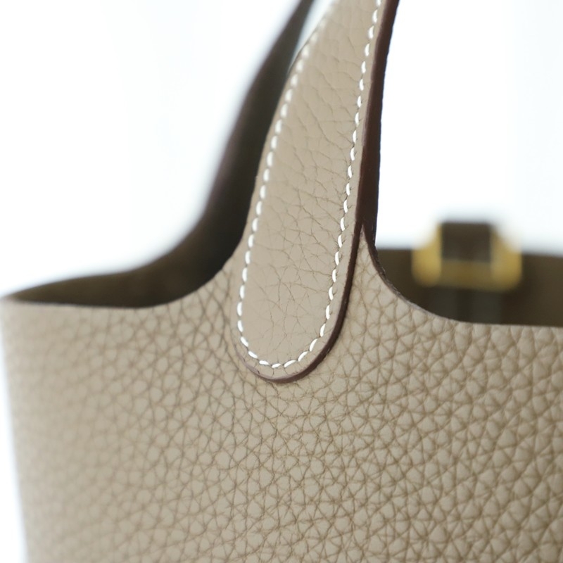  CK18 etoupe clemence picotin 18cm with ghw