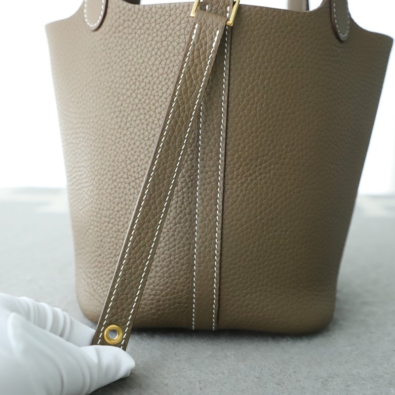 CK18 etoupe clemence picotin 18cm with ghw