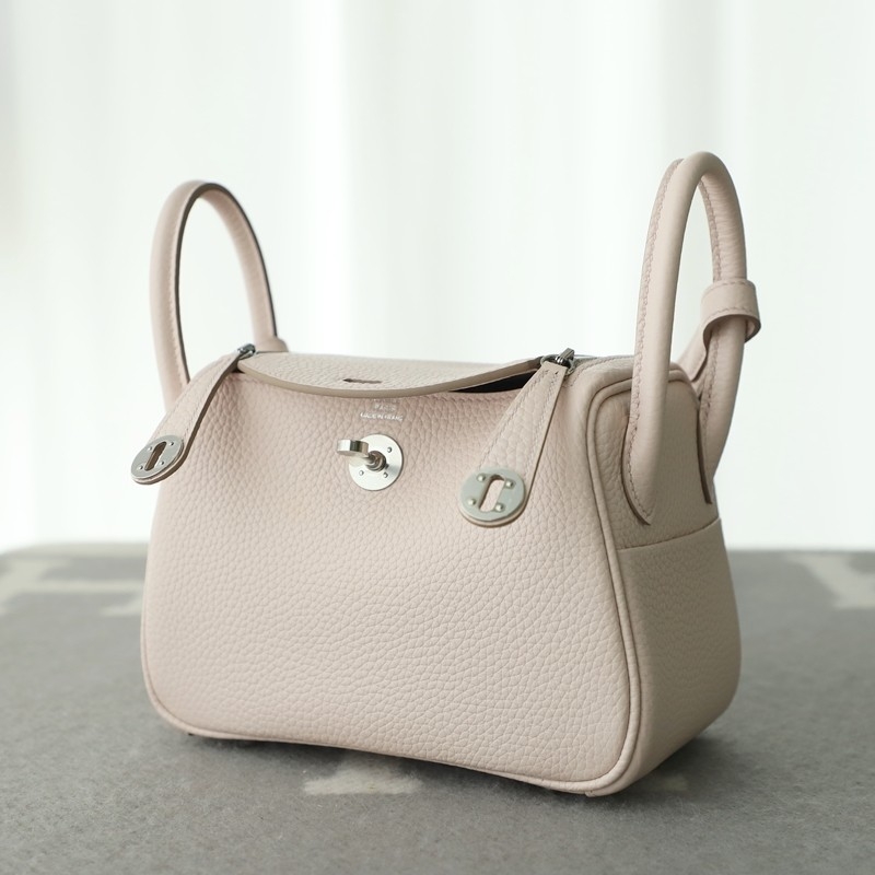 9 Mauve pale & 0T mushroom clemence lindy mini with phw
