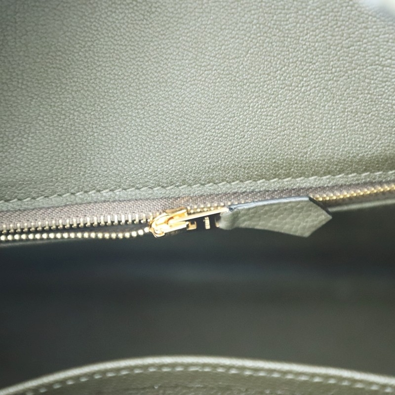 C6 Vert de Gris togo birkin 25 with GHW