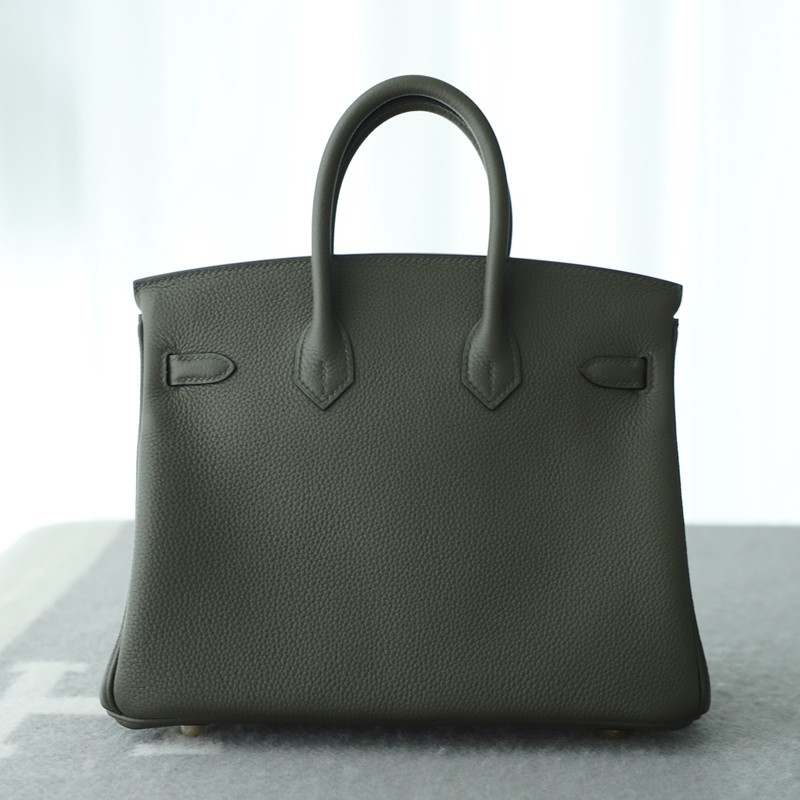 C6 Vert de Gris togo birkin 25 with GHW
