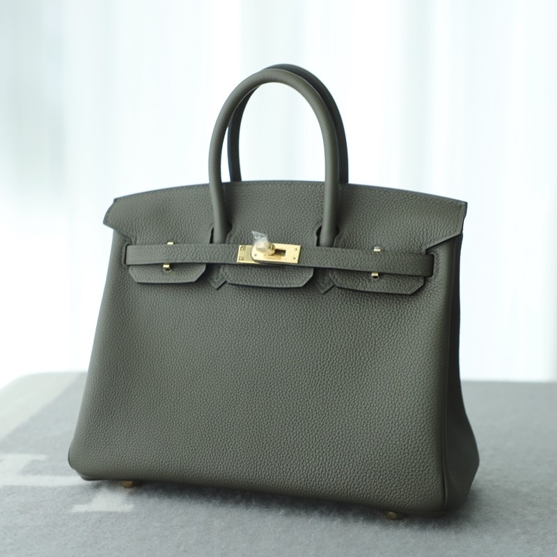C6 Vert de Gris togo birkin 25 with GHW