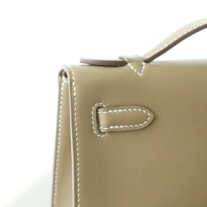 ck18 etoupe swift kelly pochette with ghw
