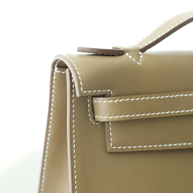 ck18 etoupe swift kelly pochette with ghw