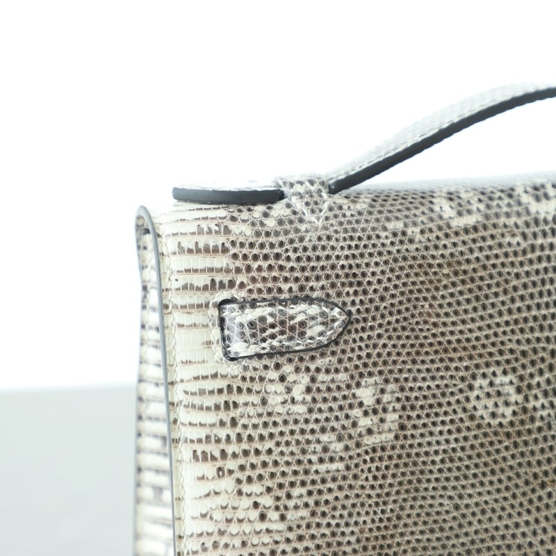 1B Ombre lizard kelly pochette with ghw