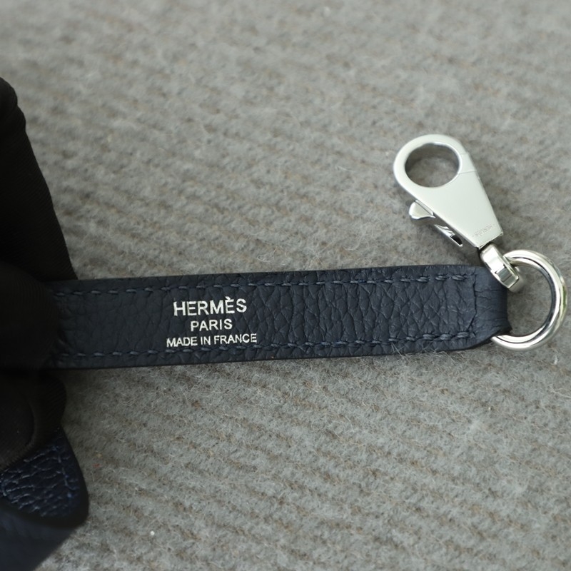 2Z blue nuit togo strap hooks phw for birkin 25/birkin 30/birkin 35
