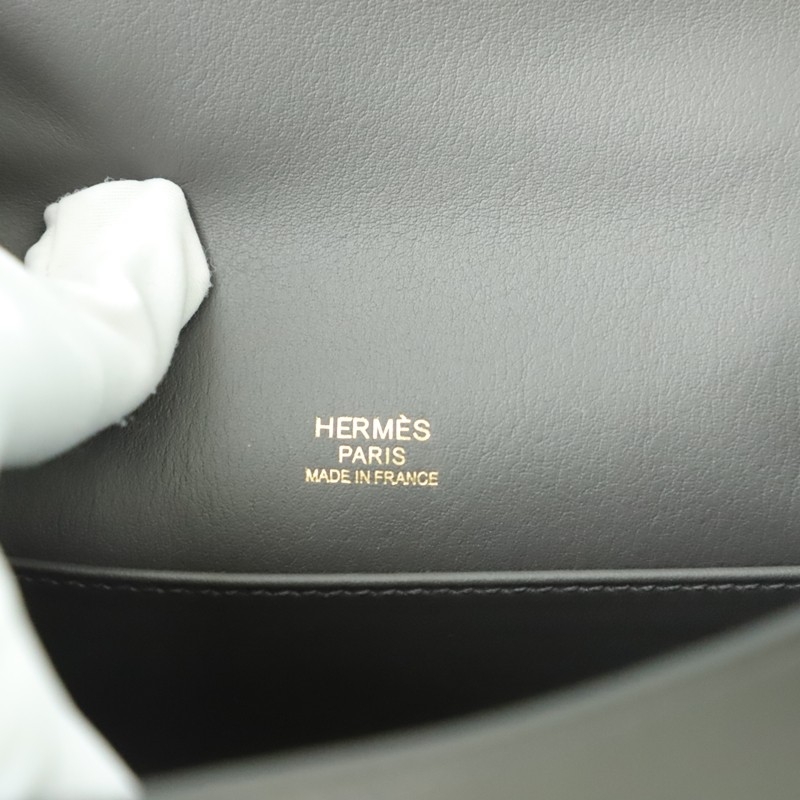 88 Graphite swift kelly pochette with ghw