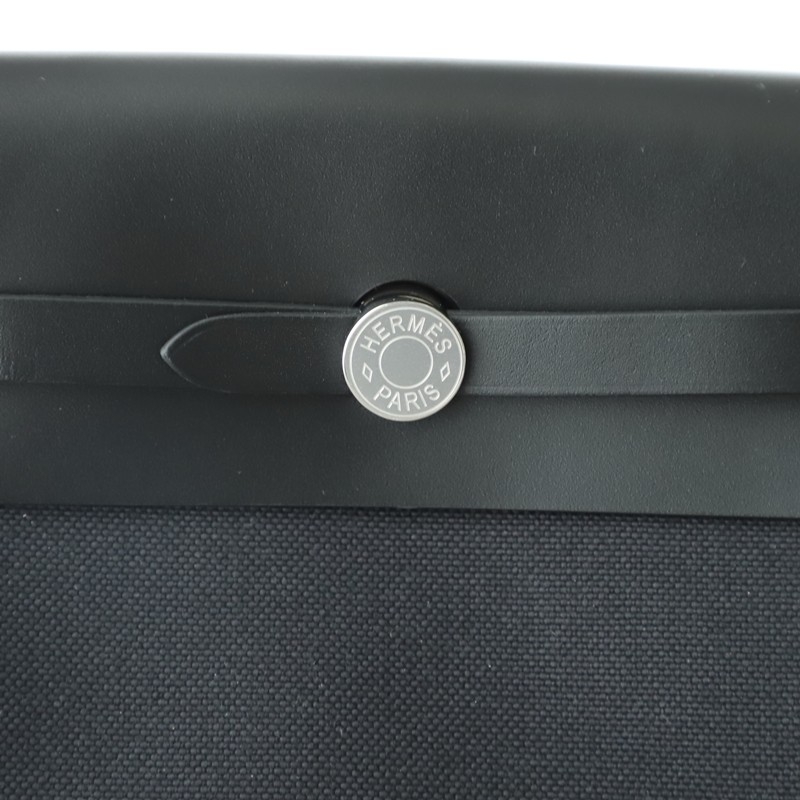 HERMÈS Herbag Zip Mini 20 Nior (CK89) Palladium hardware