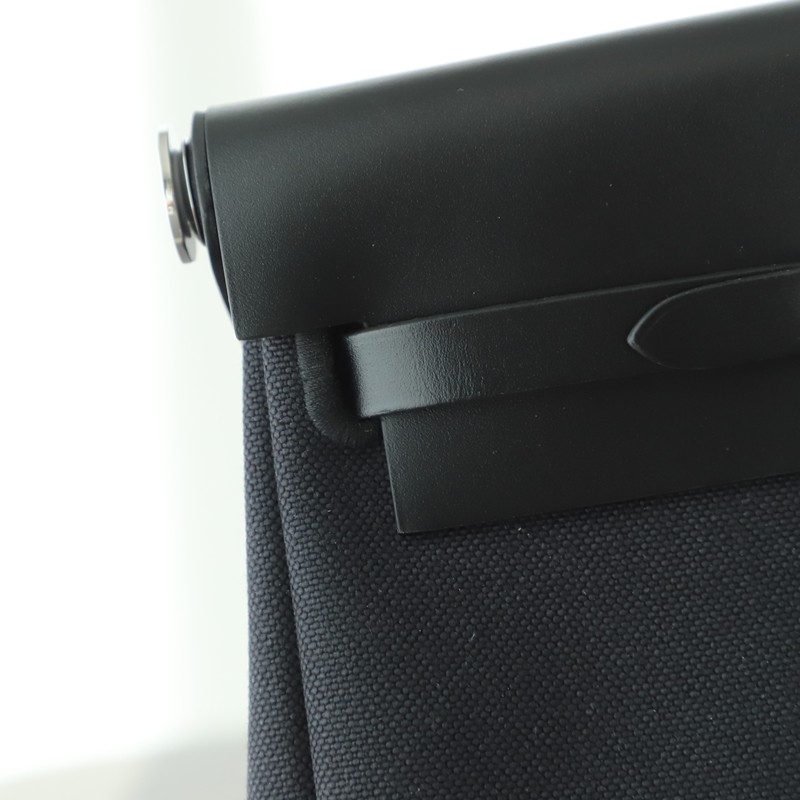 HERMÈS Herbag Zip Mini 20 Nior (CK89) Palladium hardware