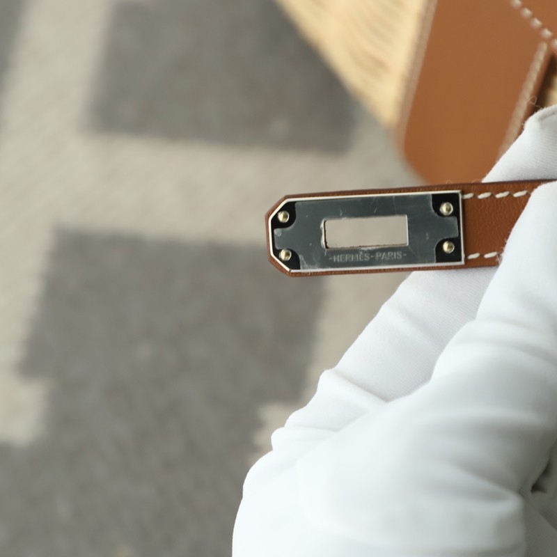 Hermès Mini Picnic Kelly 20 Gold Swift Palladium Hardware